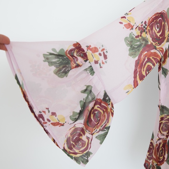 Anthropology HD In Paris Rosarium floral blouse - Picture 3 of 12